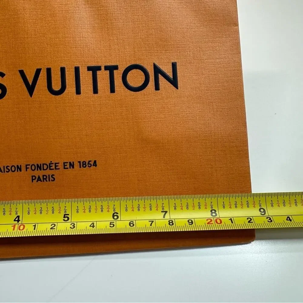 Louis Vuitton LV | Gift Bag | Orange | W8.75 x H7 x D4.5 inch